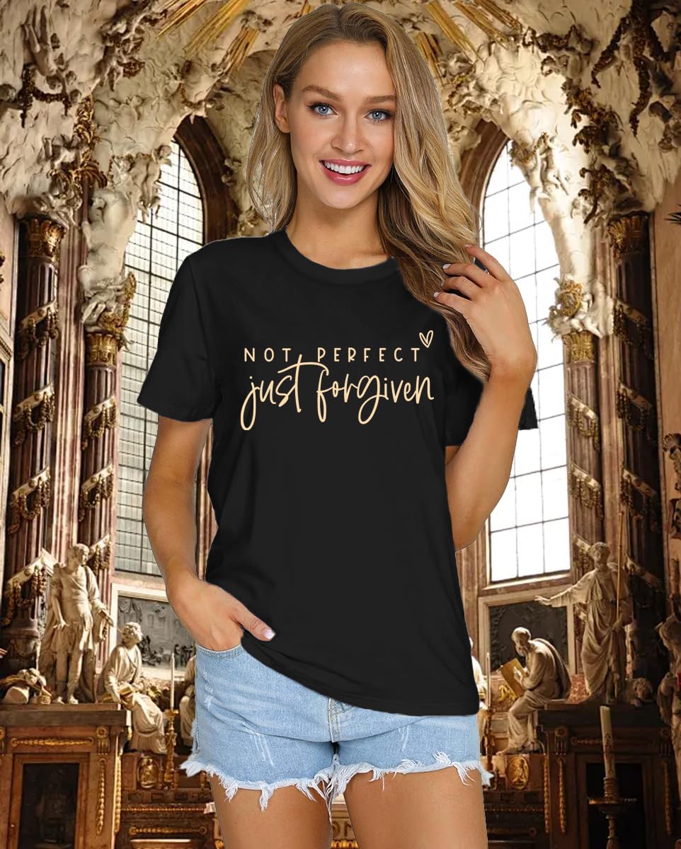 Christian Shirts for Women Jesus Shirt Inspirational Tee Tops - Image 2