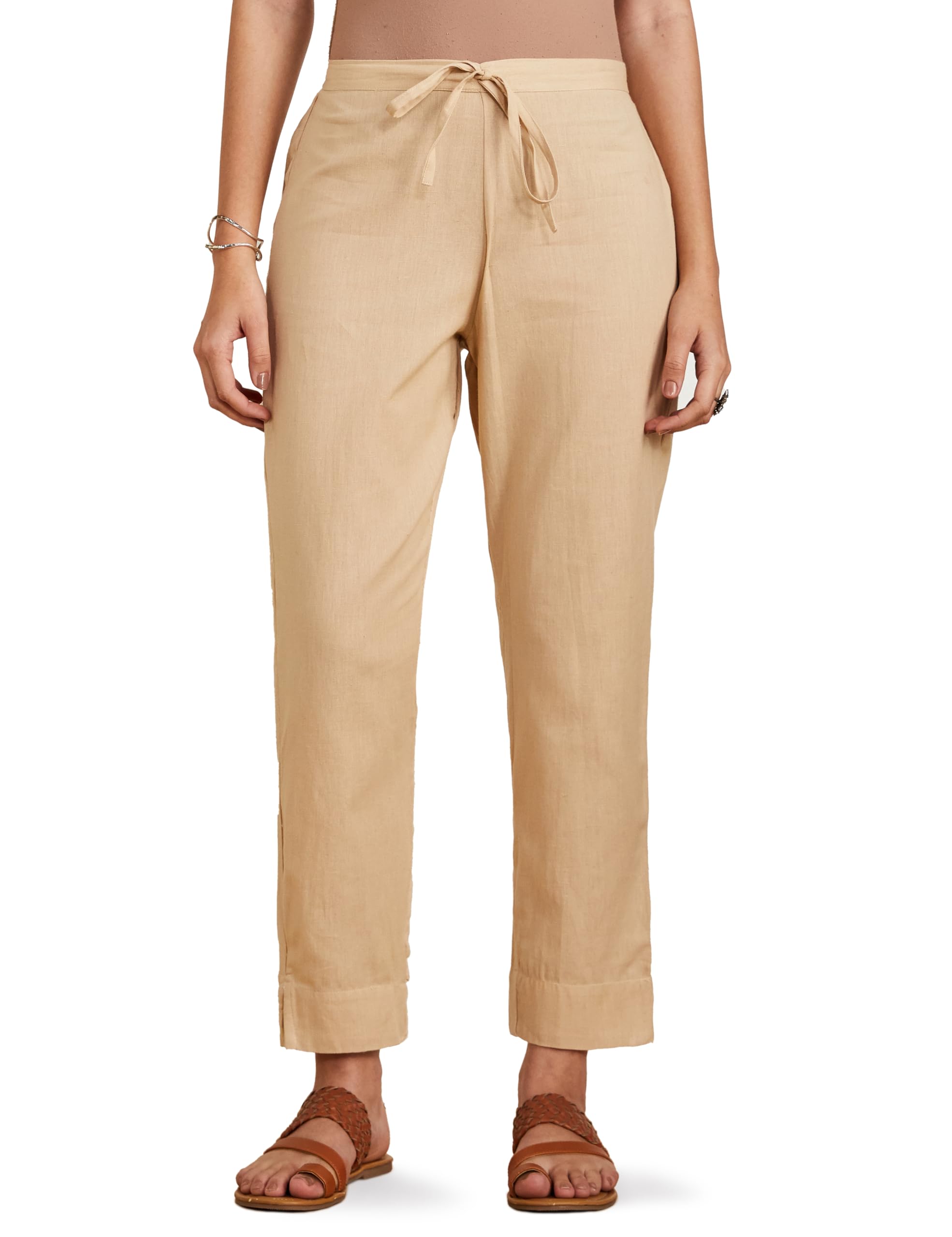 Women's Cotton Flax Slim Pants