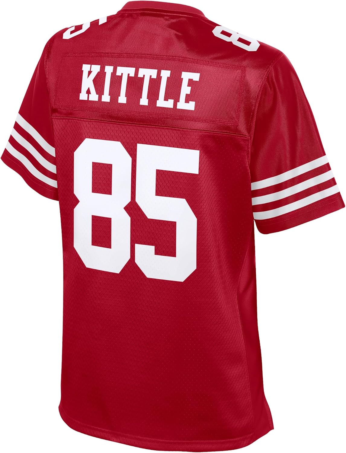 Women's George Kittle Scarlet San Francisco 49ers Team Replica Player Jersey - Image 3