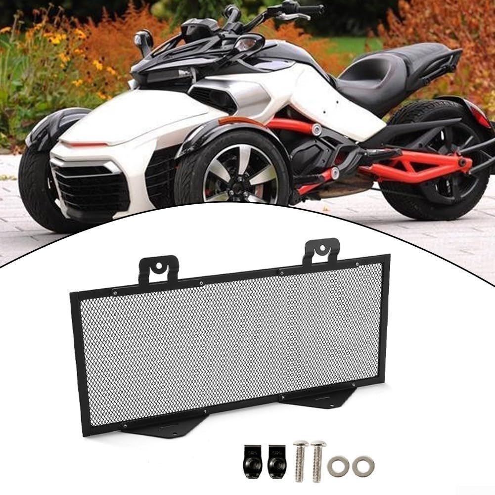 Kühlergrill Für Can-Am Ryker 41-419 Metall Schwarz 49x26cm Robuster Gitterschutz Frontpartie Motorrad Ersatzteil