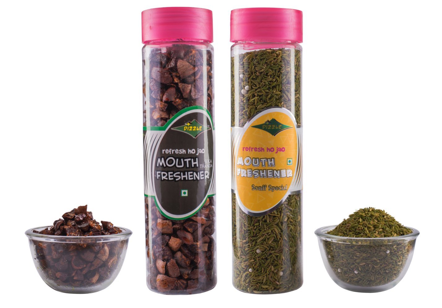 Dizzle Seka Thanda 160 Sonff Special 145gm | Seka Supari | Sonff Special | Mouth Freshener | Saunf Supari | Mukhwas | After Meal Digestives Mukhwas | Premium Mouth Freshner | Jaipuri Mukhwas