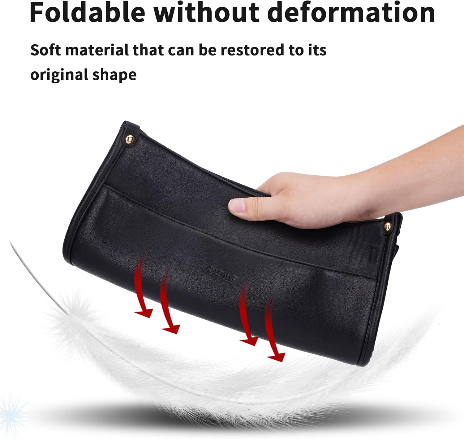 HKCLUF Crossbody Bags for Women Trendy Vegan Leather Hobo Handbags With 2PCS Adjustable Guitar Strap Shoulder Bucket Bags - Image 5