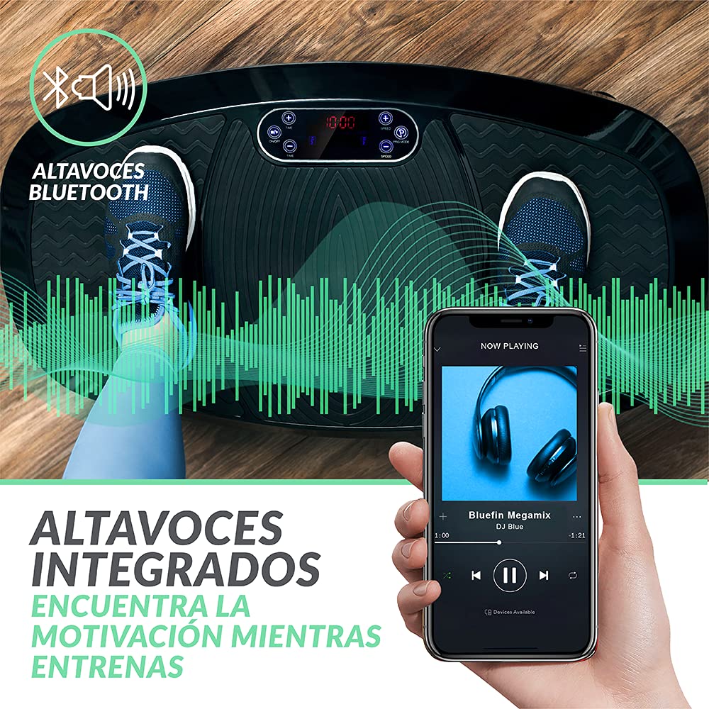 Plataforma Vibratoria 3D con Doble Motor Bluefin Fitness