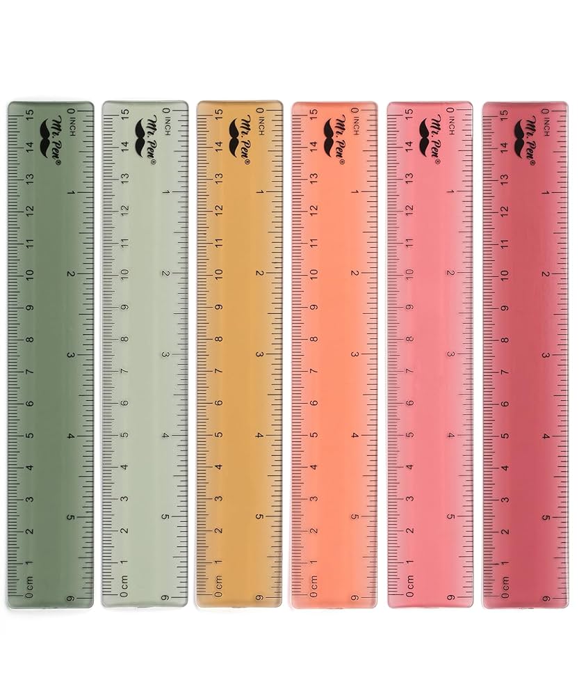 amazon-com-mr-pen-ruler-6-inch-6-pack-vintage-colors-rulers-for-kids-rulers-for-school-clear-plastic-ruler-kids-ruler-back-to-school-supplies-clear-ruler-ruler-with-centimeters-and for Free Printable 6 Inch Ruler Amazon.com : Mr. Pen- Ruler, 6 Inch, 6 Pack, Vintage Colors, Rulers for Kids, Rulers for School, Clear Plastic Ruler, Kids Ruler, Back to School Supplies, Clear Ruler, Ruler with Centimeters and for Free Printable 6 Inch Ruler