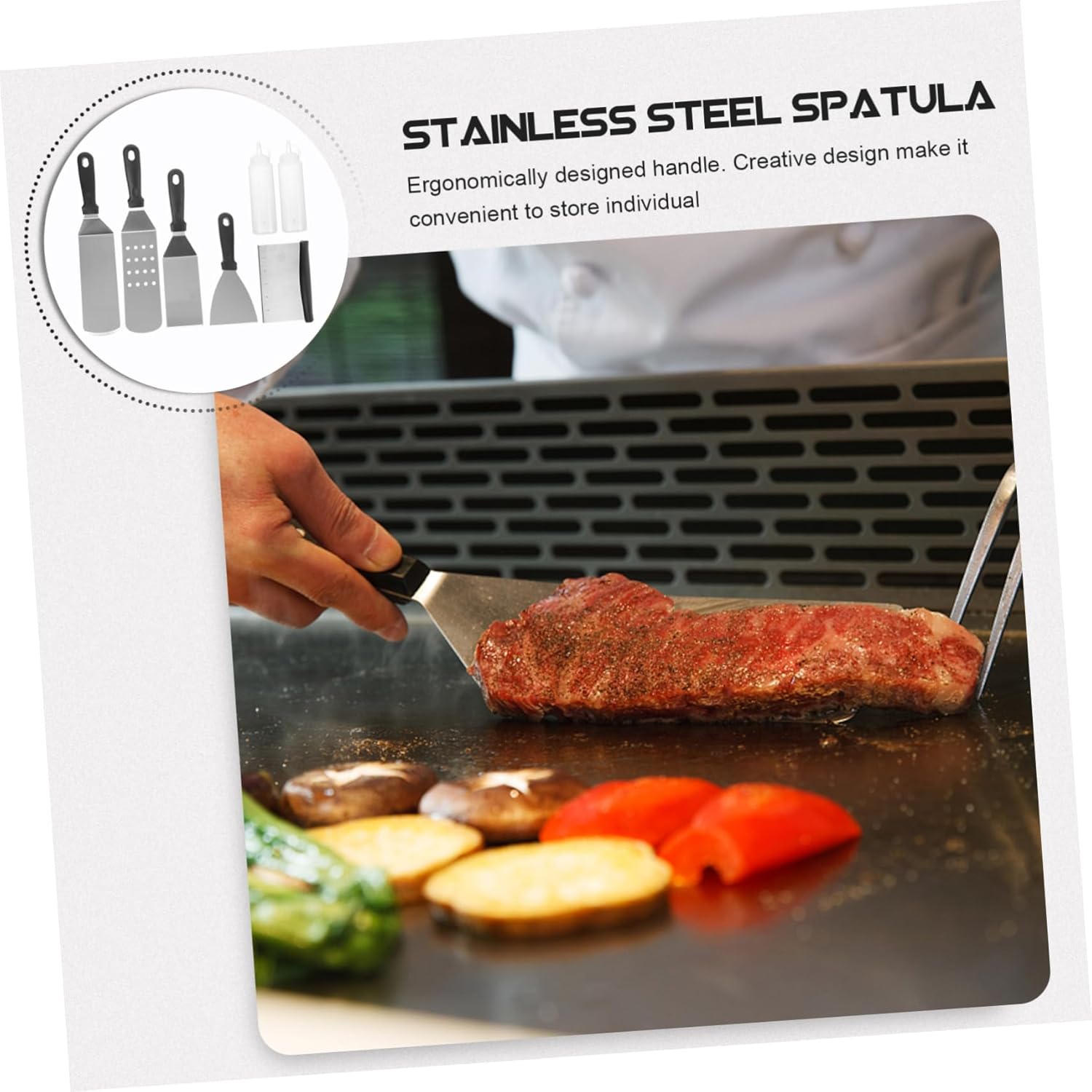 1 Set Stainless Steel Bbq Cooking Tools Set for Outdoor Grill Bbq Accessories for Grilling for Dad