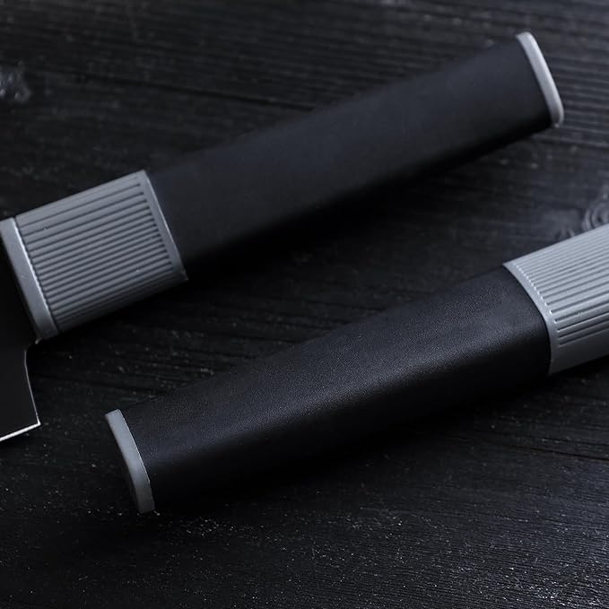 Set Cuchillos Cocina 6 Piezas Acero Inoxidable Negro miniatura 7