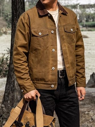 Red Tornado Classic Waxed Trucker Jacket