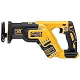 DEWALT 20V MAX* XR Reciprocating Saw, Compact, Tool Only (DCS367B) , Black 20V Tool Only (DCS367B)