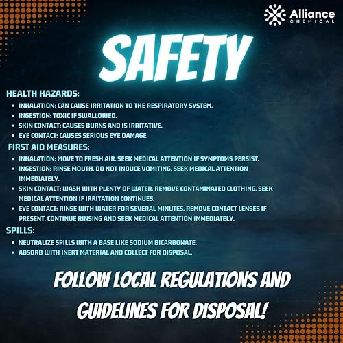 Miniatura 7 de Cloruro férrico 40% - 1 galón - 128 onzas líquidas - Solución de grabado de cobre - Usos Tratamiento de agua - Química de origen nacional - Hecho en