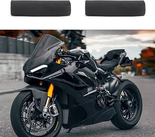 Miniatura 2 de Grip - Fundas de espuma antideslizantes universales antivibración, se adaptan a motocicletas deportivas duales, callejeras y todoterreno