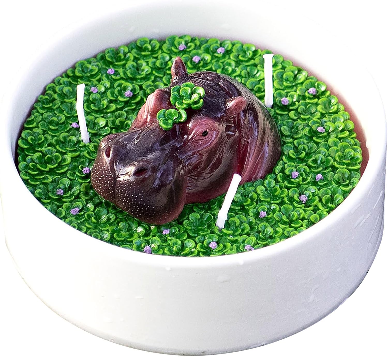 Hippo Vegetable Wax Candle Bowl