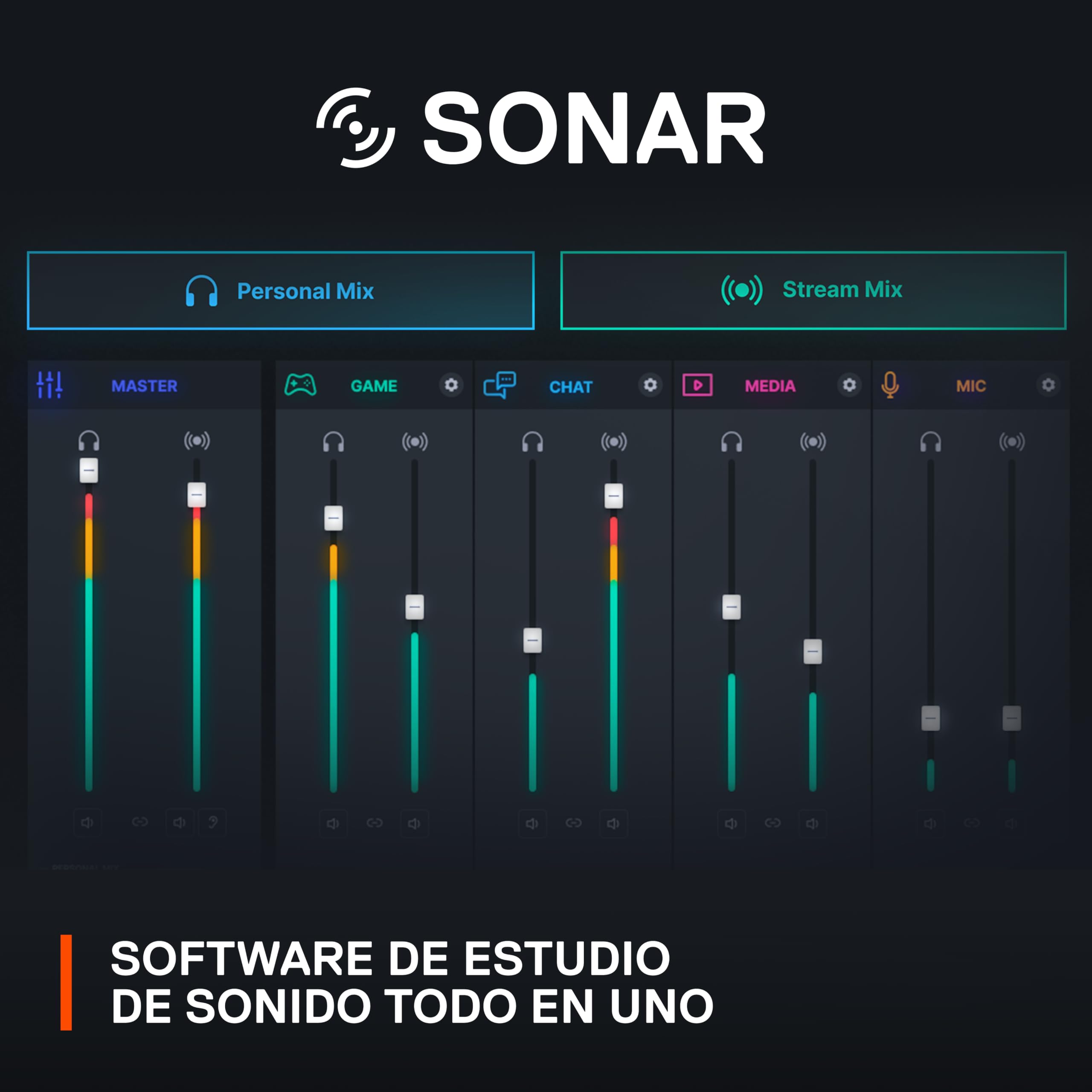SteelSeries Alias Micro USB para PC — cápsula 3 Veces más Grande para Gaming, Streaming y pódcast — cancelación de Ruido por IA — Control de Silencio y Volumen por led — Soporte antivibraciones