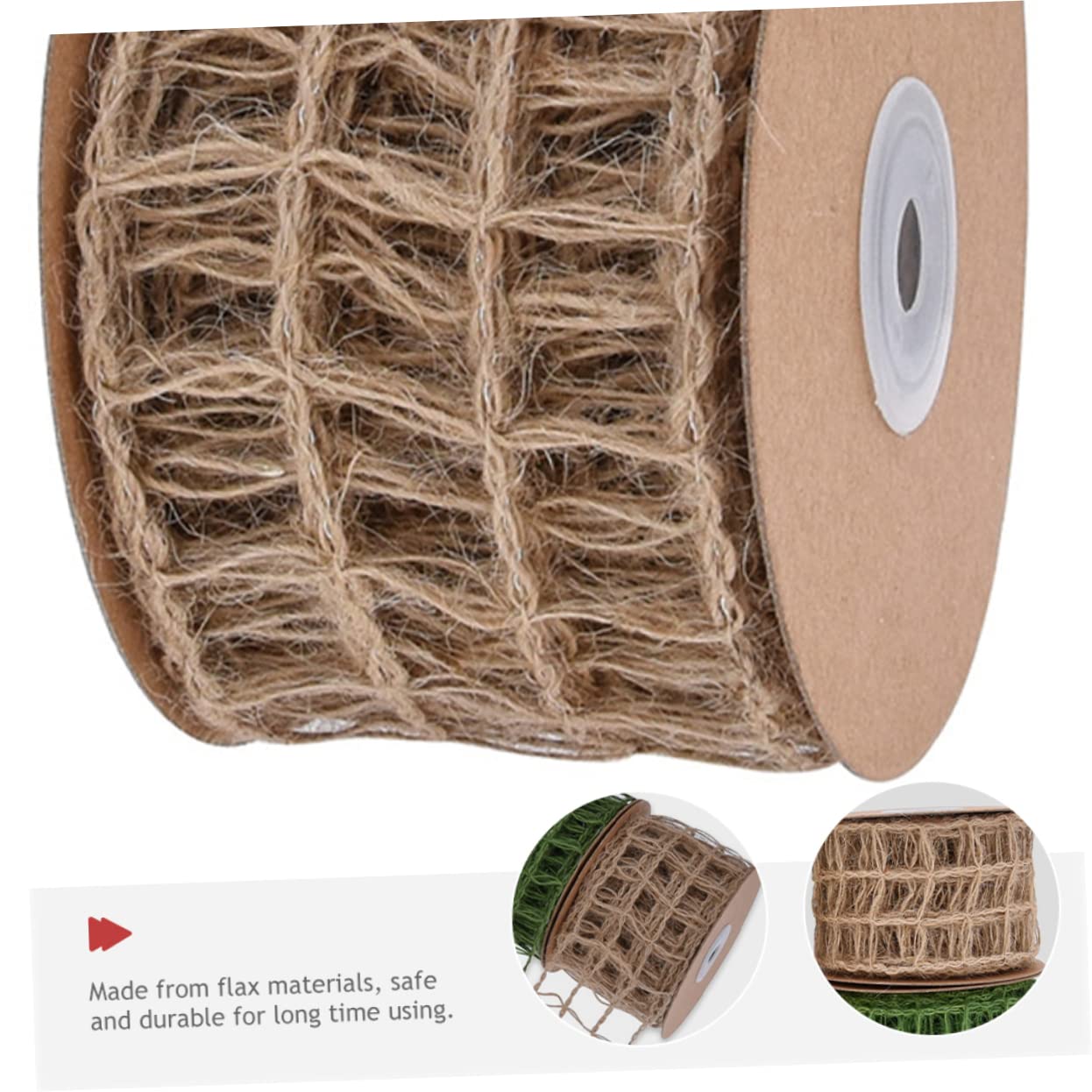 NUOBESTY 4stücke Burlap Dekoband Für Weihnachten Juteband Mit Draht Für Diy Hochzeiten Und Bastelprojekte Fach Lagig Rustikal Und Vielseitig Einsetzbar Für Blumenarrangements Und