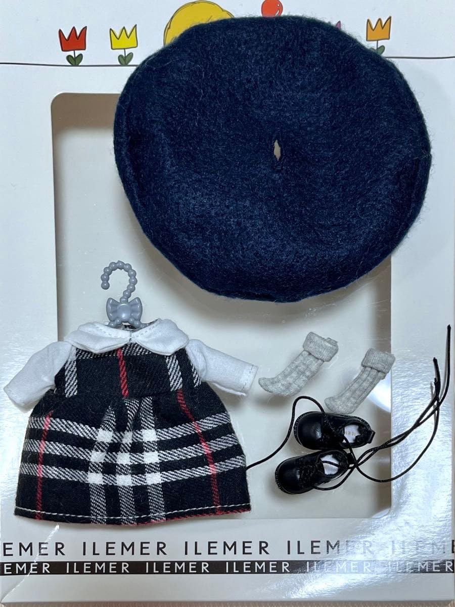 【処分価格】イルメール　ハッピードール　ワンピース＆帽子　黒No.2 処分価格】イルメール ハッピードール ワンピース＆帽子 黒No.2