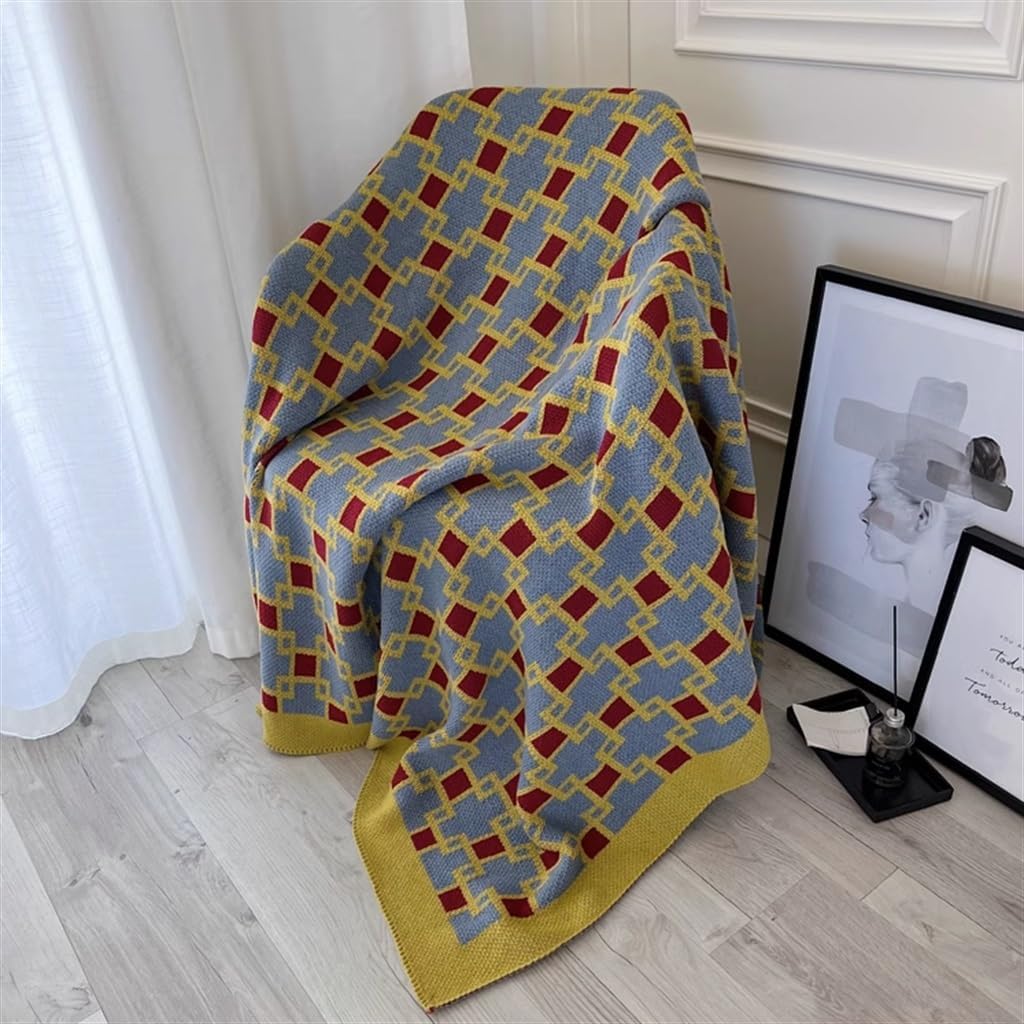 Spring and Autumn Sofa Throw Small Blanket Shawl Car Office Nap