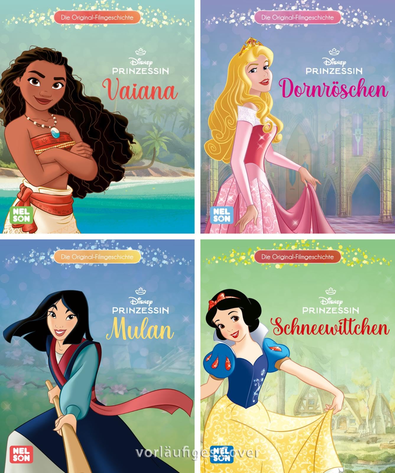 Livre Disney Princesse pour des moments magiques en famille : 4 mini-livres Nelson