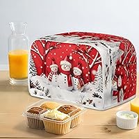 Vista 243 de Marbling Butterfly Print 2 Slice Toaster Dust Cover, Kitchen Small Appliance, Anti Dust and Fingerprint Bread Machine Cover