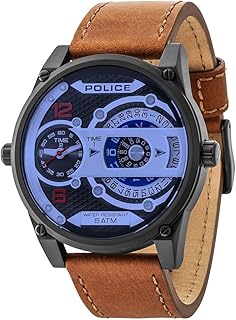 Orologio Analogico Quarzo Uomo con Cinturino in Pelle PL14835JSB.02