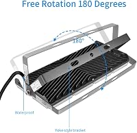 SOLIKU 100W LED Reflektor 8000 Lumen IP65 Vízálló Meleg Fehér Kültéri Munkalámpa 4