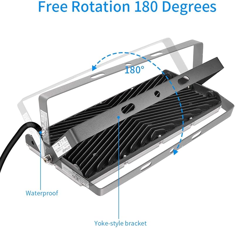 SOLIKU 100W LED Reflektor 8000 Lumen IP65 Vízálló Meleg Fehér Kültéri Munkalámpa