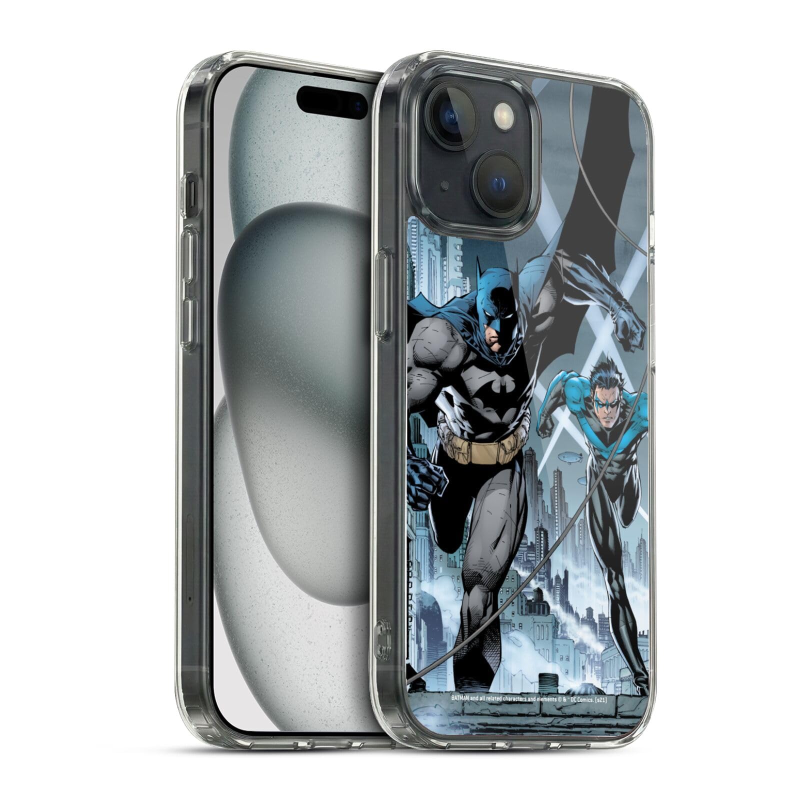 Carcasa de silicona Batman iPhone 15 anti arañazos 7