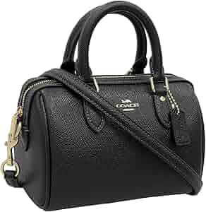 Coach コーチ ブラックデニム ミニボストン ミニローアン Coach コーチ ブラックデニム ミニボストン ミニローアン COACH