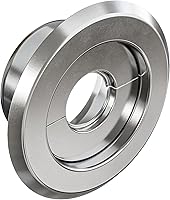 RepelFire Retrofit Recessed Fire Sprinkler Escutcheon 1/2in IPS Split 3-Piece Chrome - Adjustable Depth to 3/4in NFPA Compliant Trim Ring