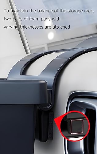 Miniatura 7 de GDQ Organizador de ventana de coche 4 en 1  Soporte de taza con clip y soporte para teléfono con ganchos  Sin taladro, ajuste universal para SUV,