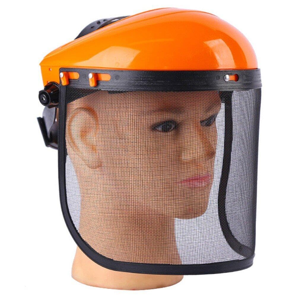 Edelstahl-Garten-rasentrimmer-schutzhelm-Hut Vollgesichts-mesh-schutzmaske Für Den Freischneider-forstschutz