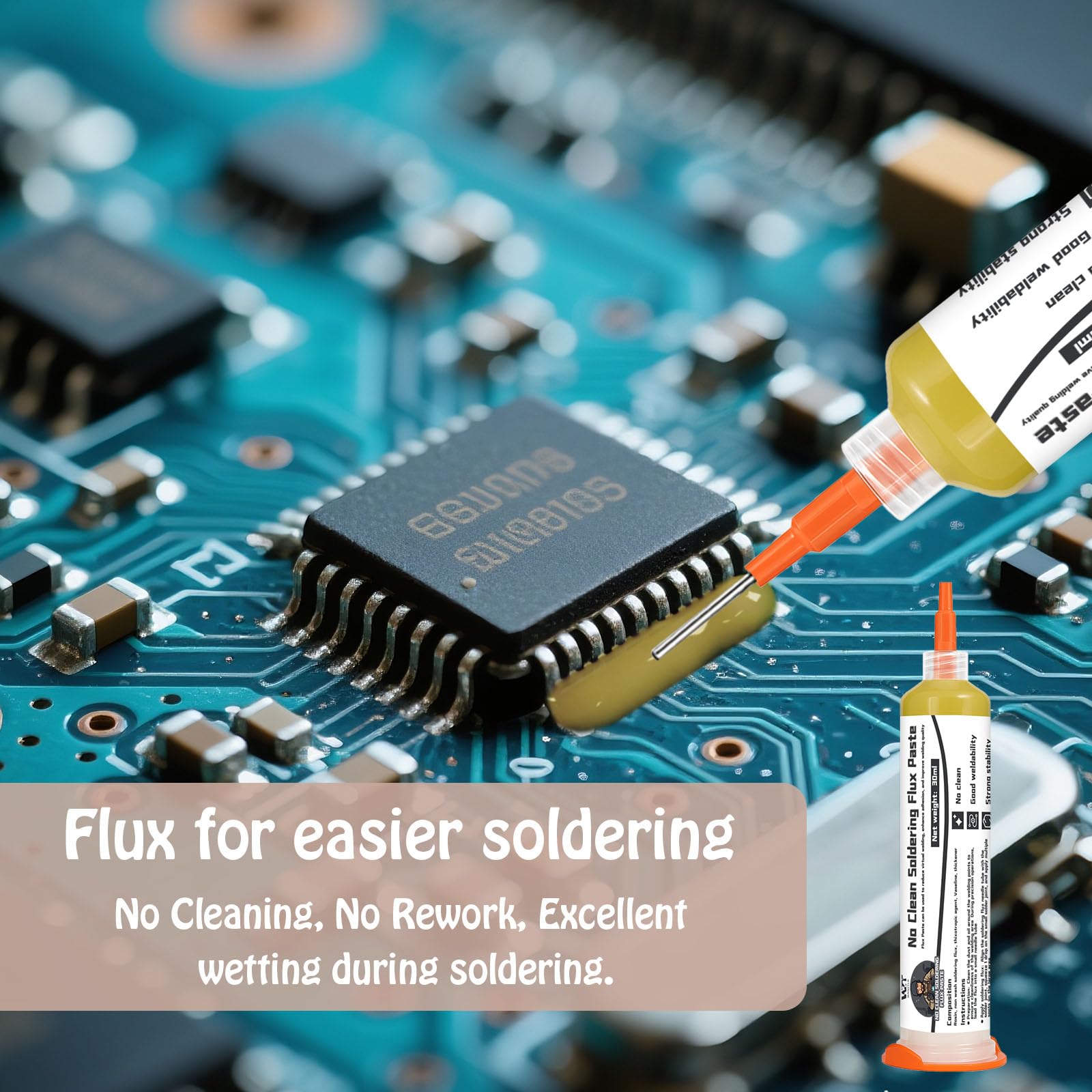 Set Di 25000 Granuli E Perle Di Saldatura BGA 0,3/0,4/0,45/0,5 Mm – Flusso Per Elettronica Di Precisione – Riparazione Di Schede Madri E Microchip