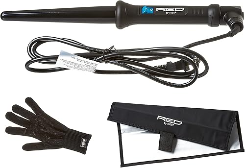 Miniatura 2 de Kiss Productos Rizador cónico rojo, 1"-1/2", 1.2 Libra