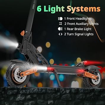 KUKIRIN G2 Max Electric Scooter with Seat, Powerful 1000W Motor, 35 MPH Max Speed, 50 Miles Range, 48V/20Ah Large Capacity Battery, Dual Brake Folding Fast e Scooter for Adult (G2max/1000W/20AH)