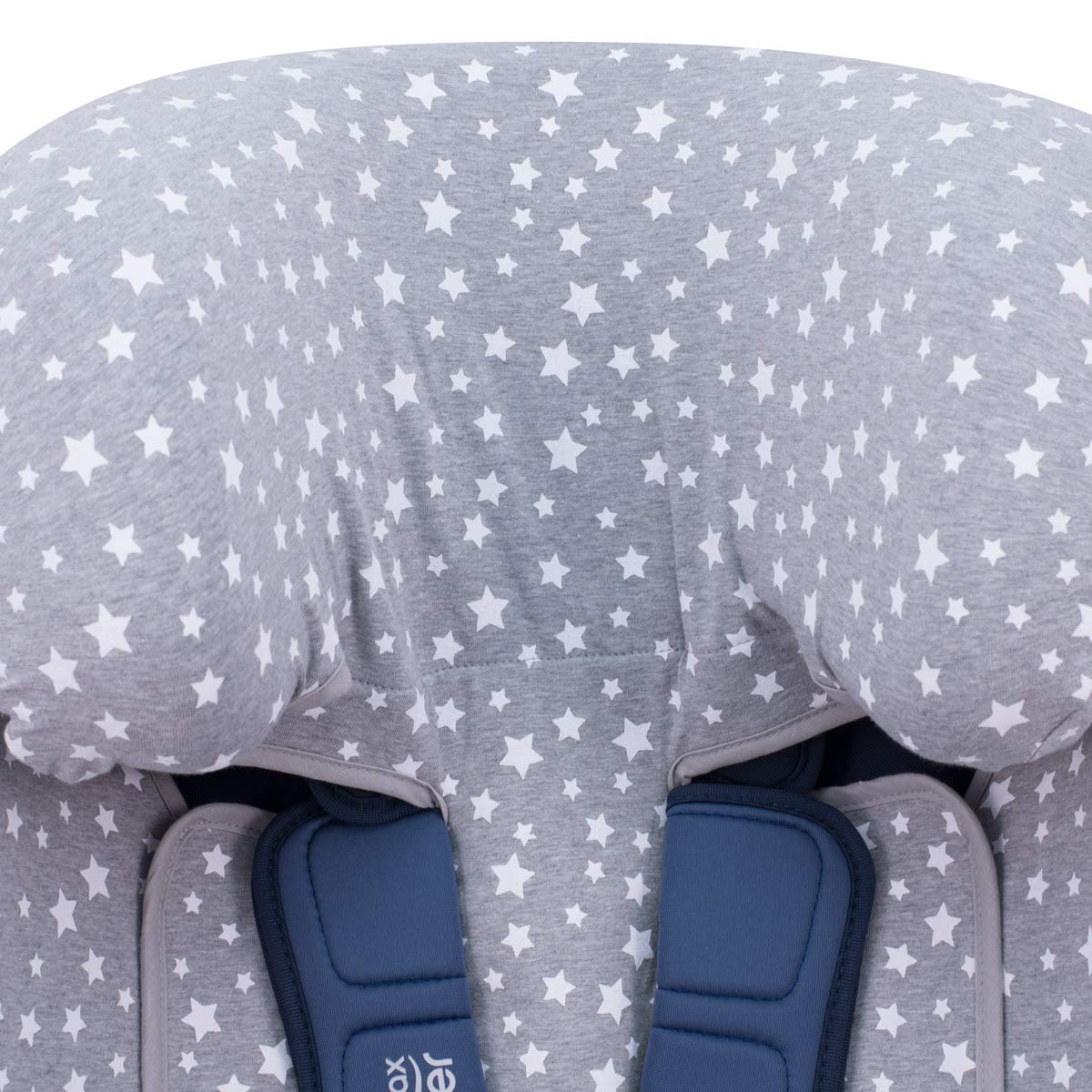 JYOKO Kids Funda Compatible con Romer Advansafix IV-M-R White Star
