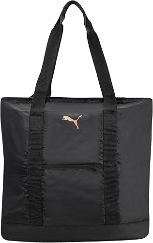 PUMA Bolso Evercat Cambridge para mujer Negro/Dorado