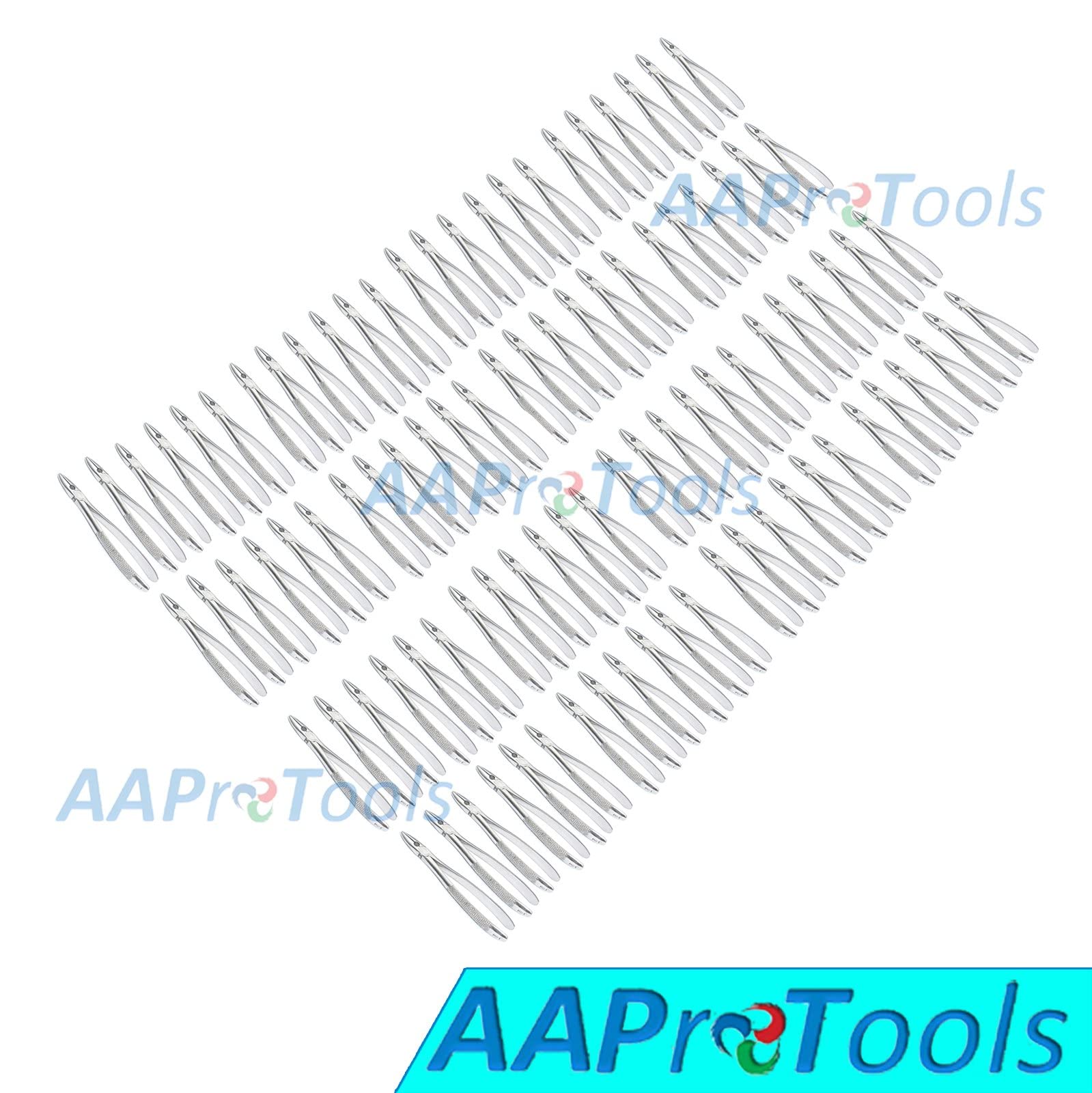 AAPROTOOLS Set of 100 Dental EXTRACTING Forceps #MD1 Dental Extraction Instruments A+ Quality