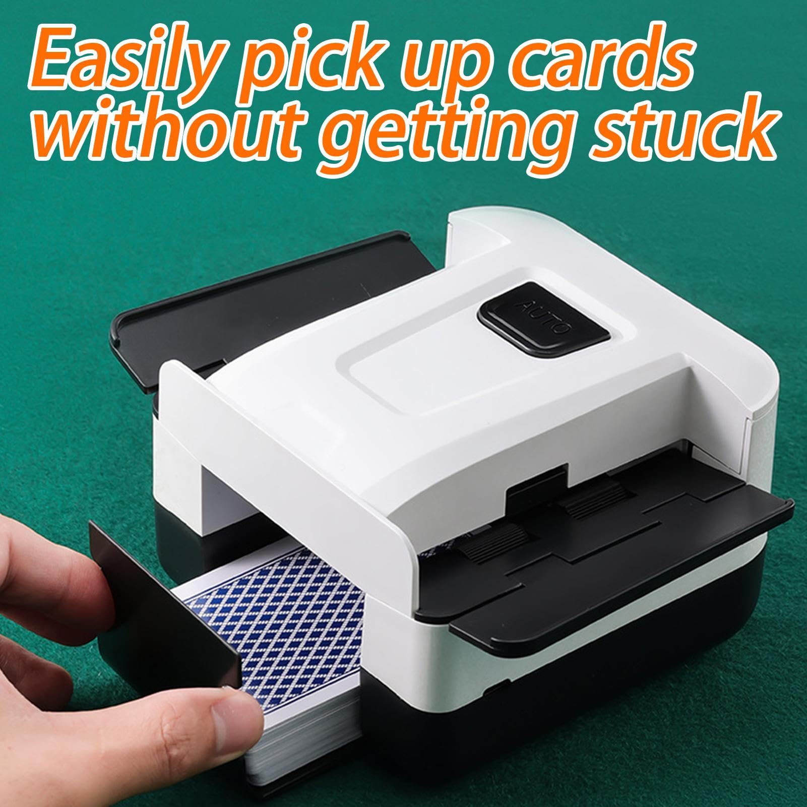 Generico Mescolatore Di Carte Automatico Elettrico Ricaricabile | Accessorio Ricaricabile Per Carte Da Dispositivo silenzioso compatto per mescolare mazzi, adatto a feste, viaggi, casa e