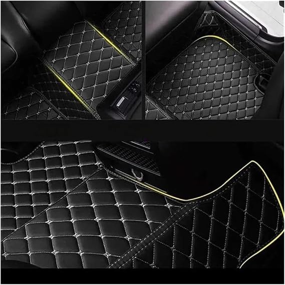 Full Coverage Mats For Mitsubishi For EK For X 2020 2021 2022 2023 2024 2025 2026 Full Set Car Floor Mats Interior Accessories(Purple and beige)
