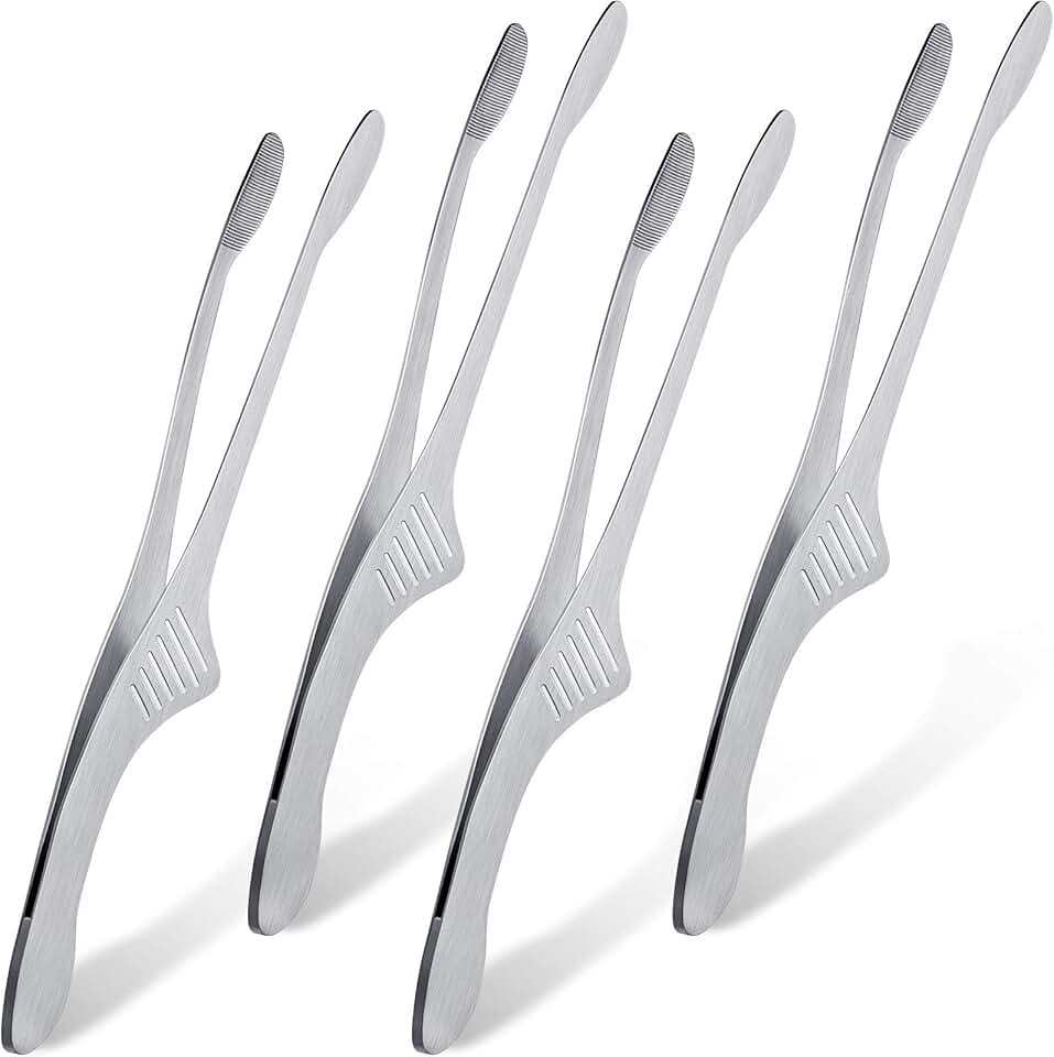 small serving tongs stainless steel