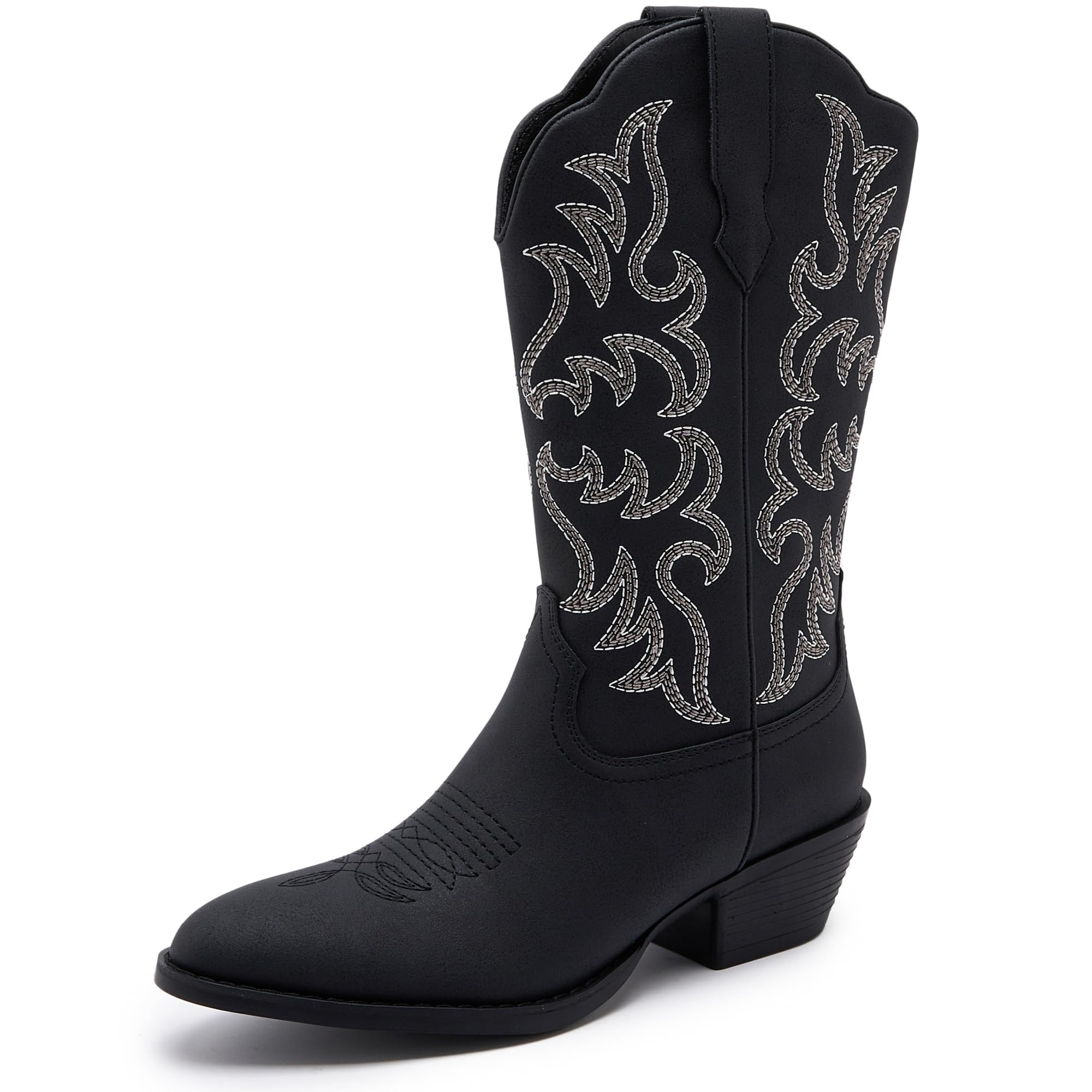 Canyon Trails Cowboy Boots for Women - Classic Embroidery Traditional Style Cowgirl Boots, Comfortable Western Boots