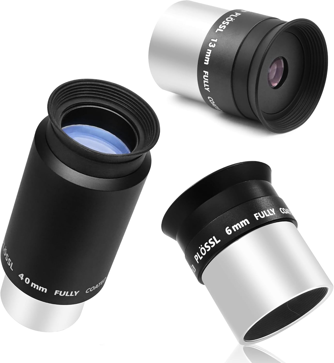 Astromania 13mm 1.25 Inch Plossl Telescope Eyepiece - Bundle with - 6mm/40mm 1.25 Inch Plossl Telescope Eyepiece