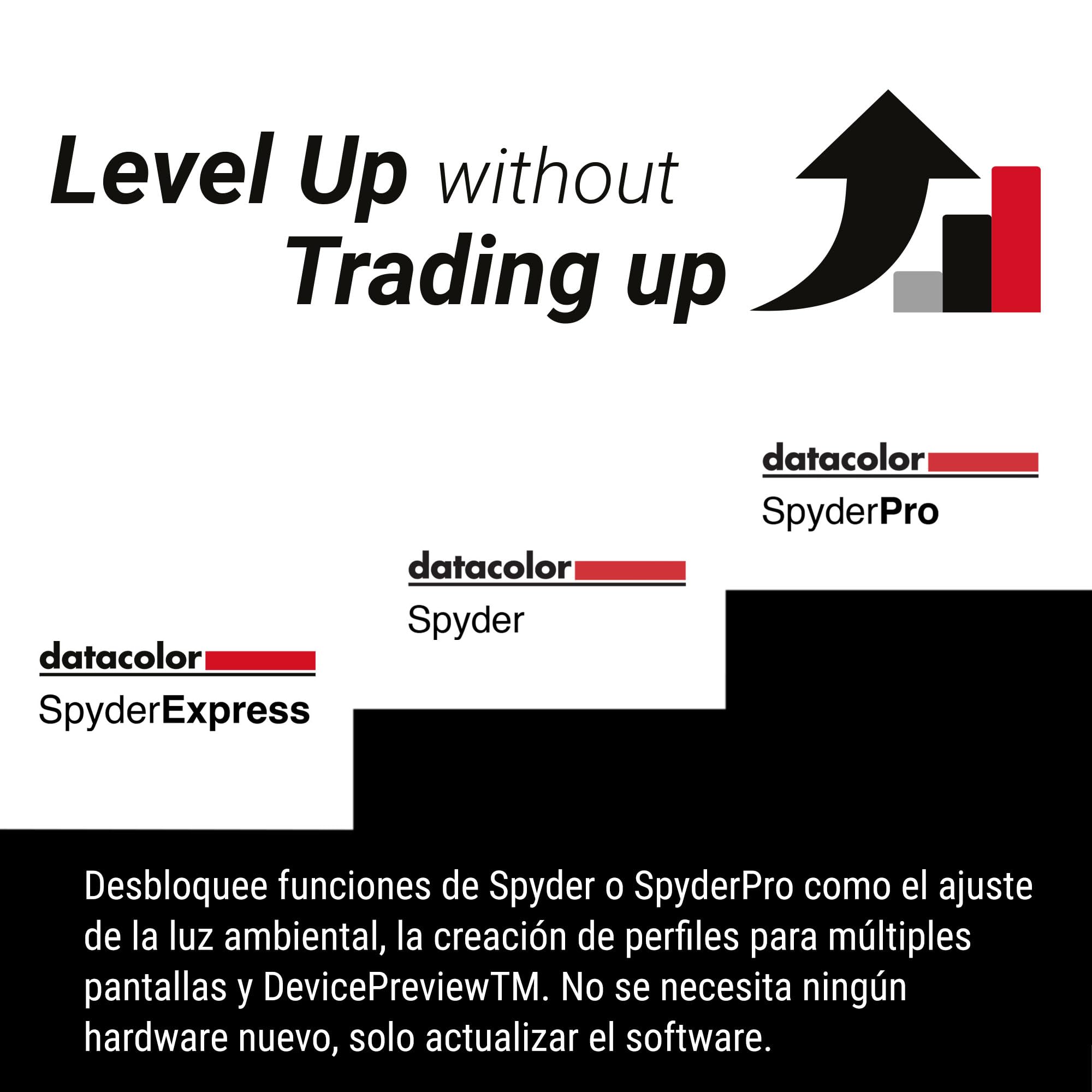 Datacolor SpyderExpress – Calibración de Monitores para Fotografía, Diseño y Creación, Compatible con MacBook M4 mini-LED, Calibra 3 Pantallas, Configuración en 90-segundos, Software Actualizable