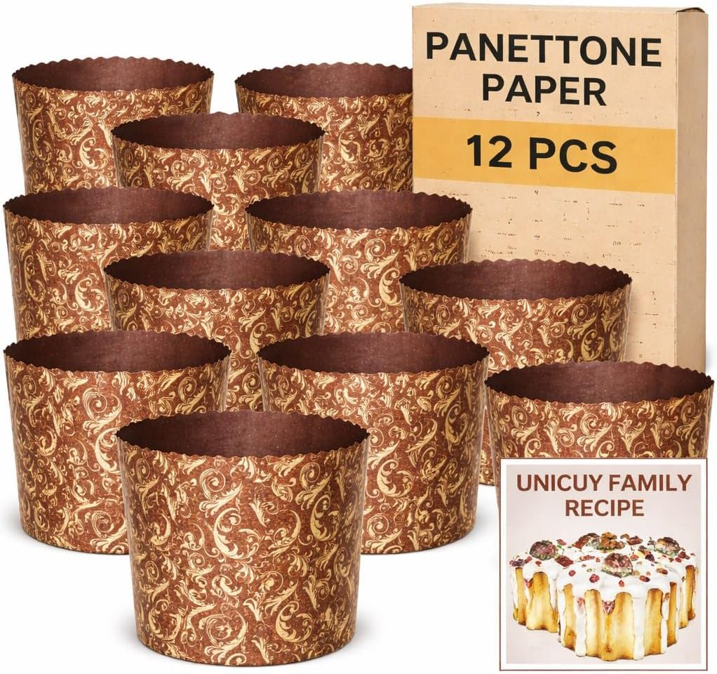 Panettone Paper Kulich || Paska Easter Bread Forms Bread Paper