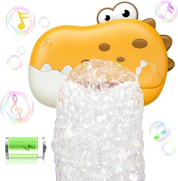 Baby Bath Toys for Kids Ages 4-8, Dinosaur Bath Bubble Machine