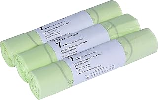 7L x 150 Tie Handle Compostable Kitchen Caddy...,