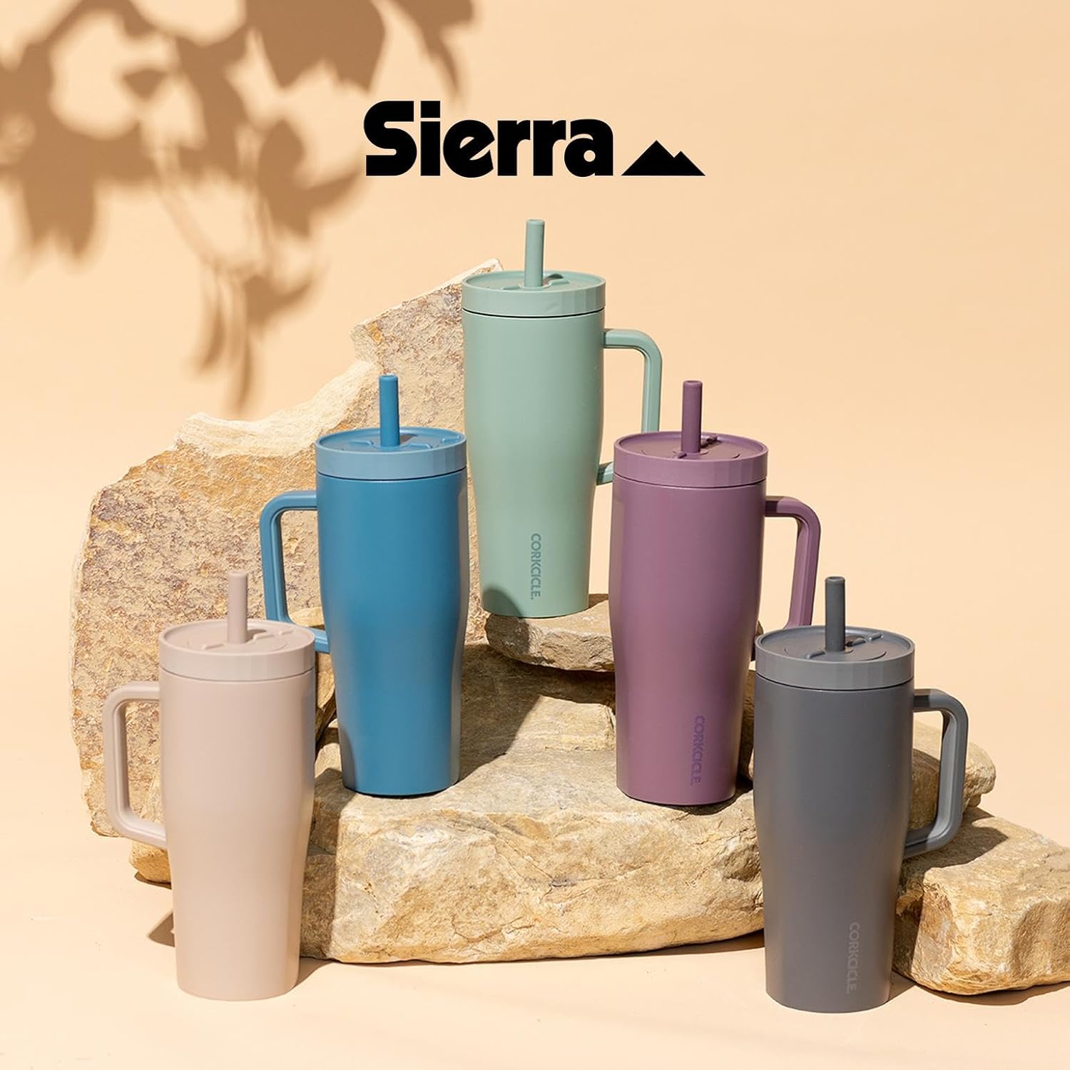 Corkcicle Cruiser Insulated Tumbler - Keeps Drinks Cold 20 Hours - Triple-Insulated Stainless Steel - Spill-Proof Lid - Summer Drinkware Gift - Keeps Drinks Ice Cold - 40 oz - Sage Mist - Image 8