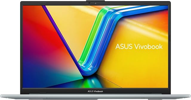 ASUS Vivobook Go 15 Mince & Ordinateur portable léger, 15.6” Complet HD Affichage, AMD Ryzen 5 7520U Processeur, 16GB RAM, 1T SSD, Windows 11 Chez moi, Green Gray, E1504FA-AS53-CA