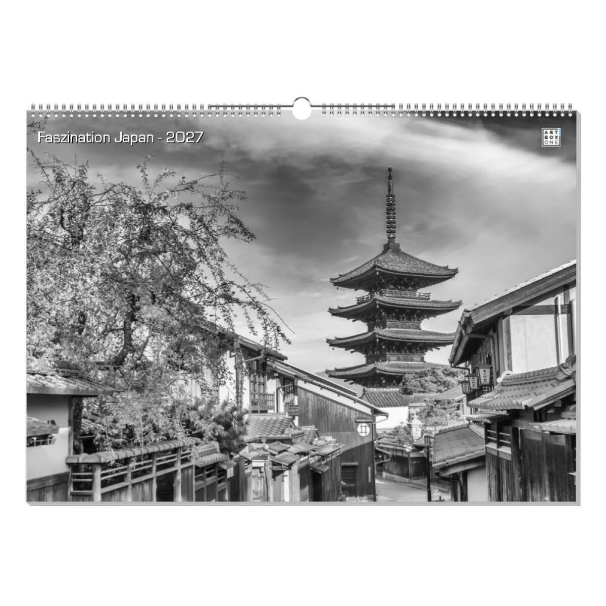 artboxONE Kalender 2027 Faszination Japan Wandkalender A2 2027 Reise/Asien