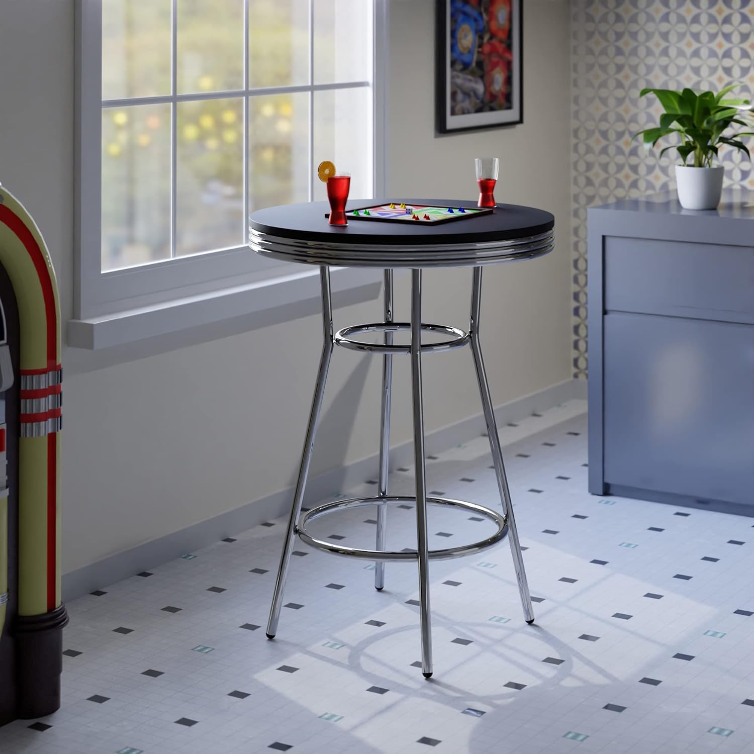 Winsome Wood Summit Dining, Black : Home & Kitchen