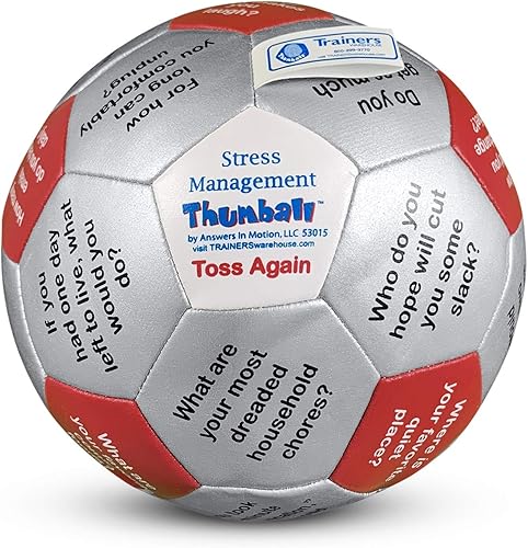 Miniatura 27 de Trainers Warehouse Colección Thumball de 6 pulgadas, 32 indicaciones para conversación, formación de equipos, relación y entrenamiento