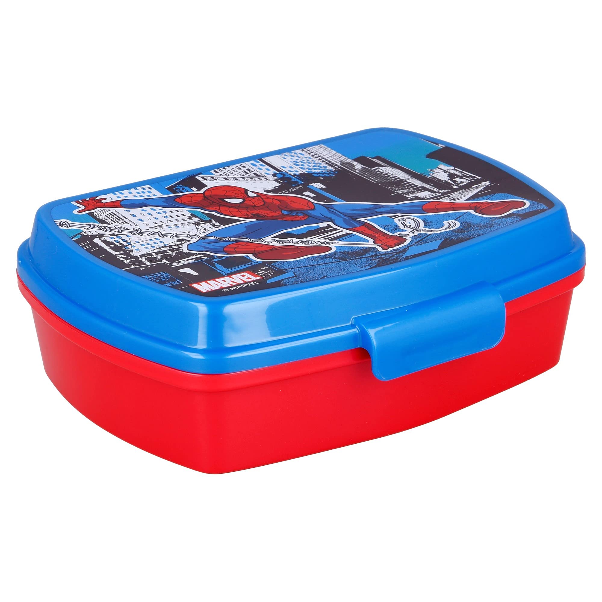 STOR Rectangular SANDWICHERA Spiderman Streets, Multicoloured, Estándar